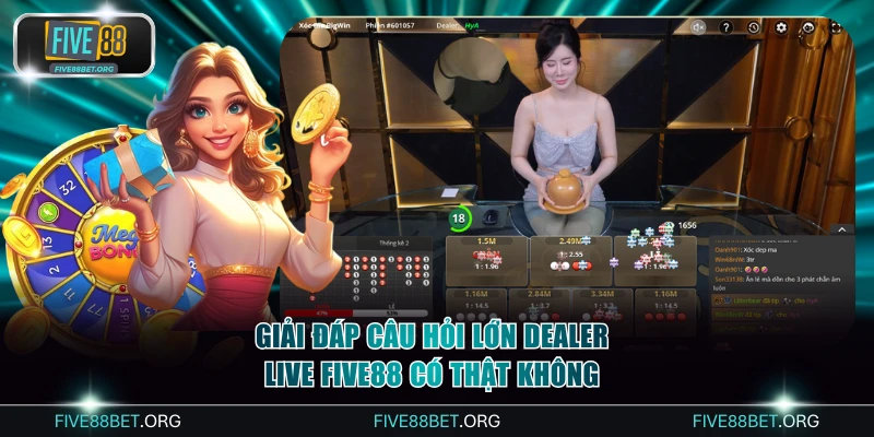 Giải đáp câu hỏi lớn dealer live FIVE88 có thật không